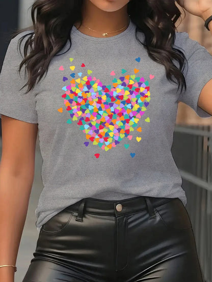 Hue Hearts Shirt | Stöd bröstcancer