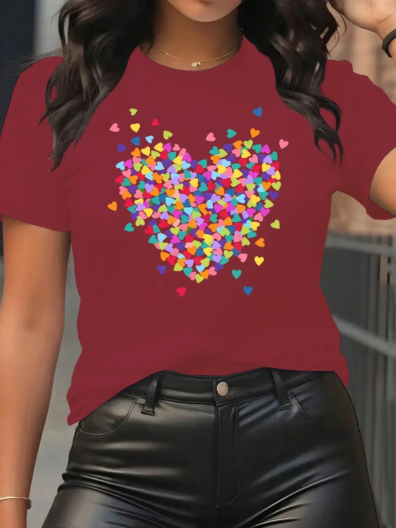 Hue Hearts Shirt | Stöd bröstcancer