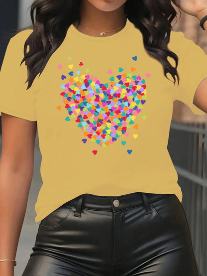 Hue Hearts Shirt | Stöd bröstcancer