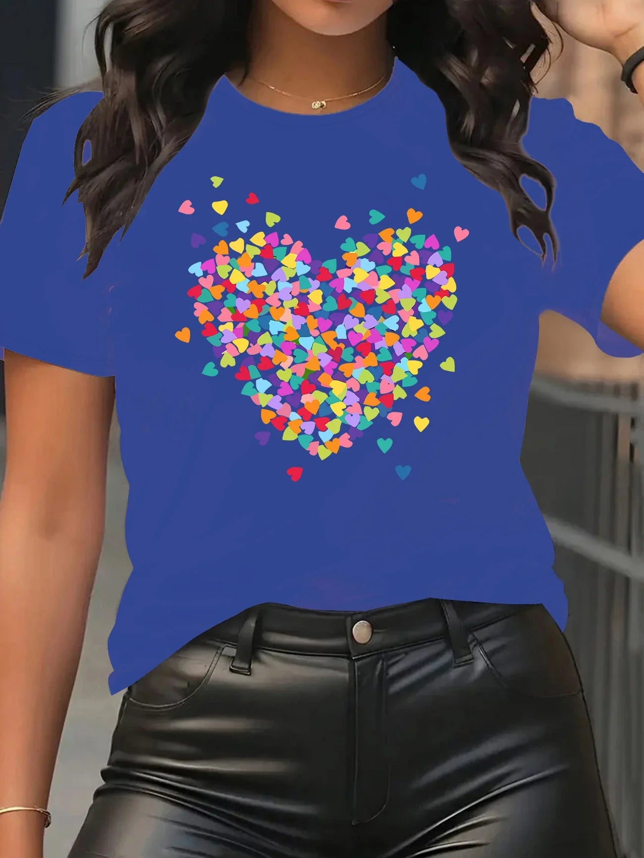 Hue Hearts Shirt | Stöd bröstcancer