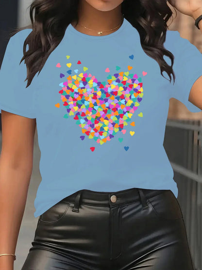 Hue Hearts Shirt | Stöd bröstcancer