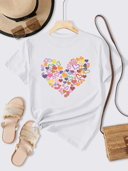 Multi Heartlet Shirt | Stöd bröstcancer