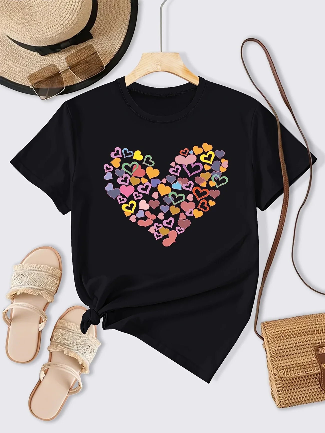 Multi Heartlet Shirt | Stöd bröstcancer