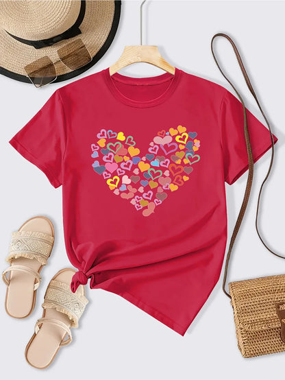 Multi Heartlet Shirt | Stöd bröstcancer