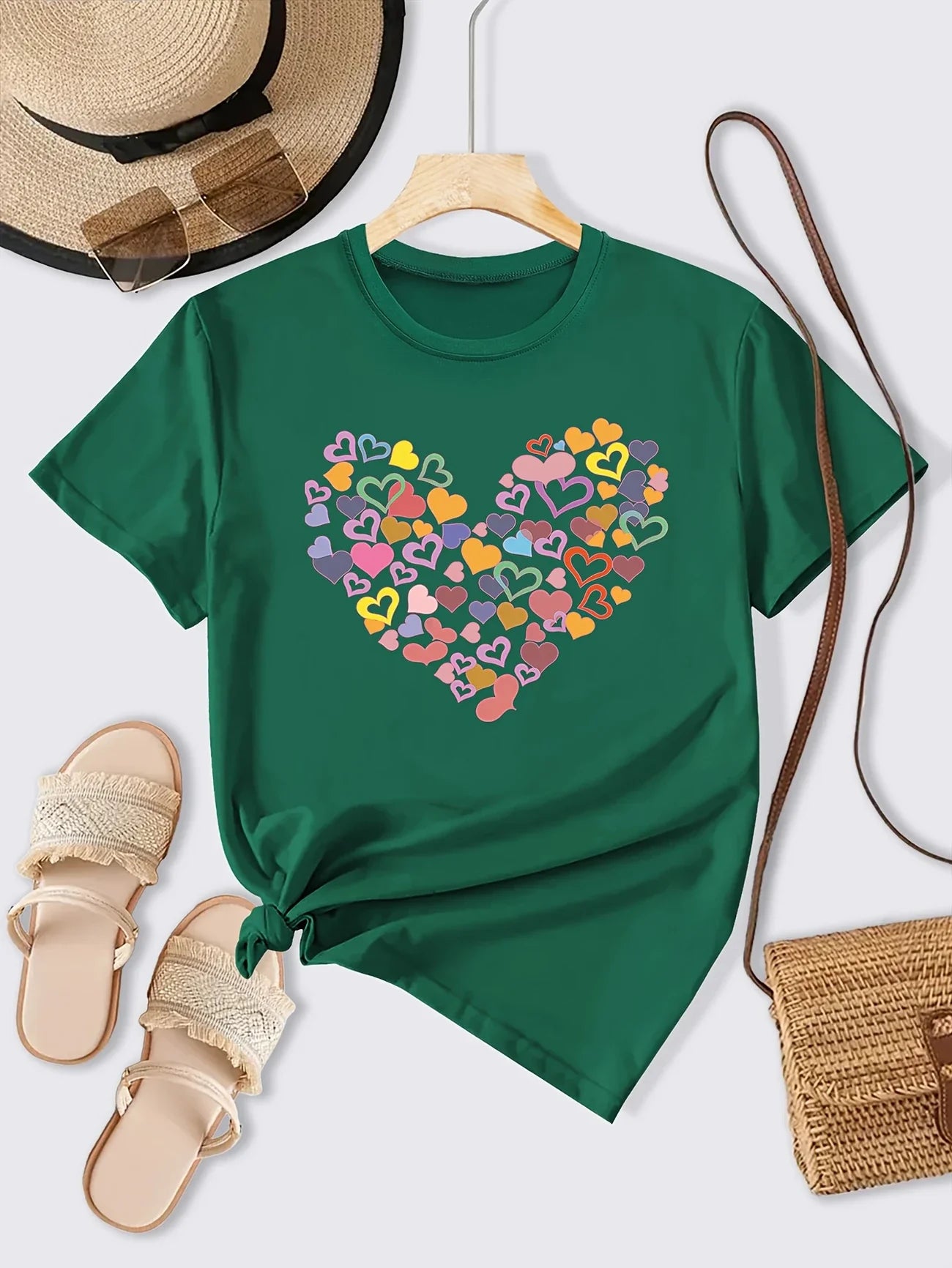 Multi Heartlet Shirt | Stöd bröstcancer