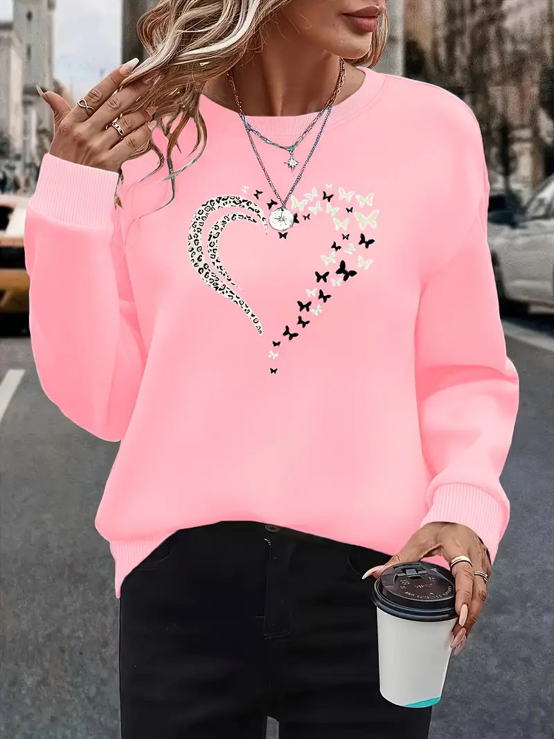 Cozy Pink Sweatshirt | Stöd bröstcancer