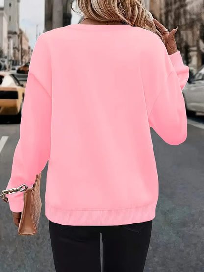 Cozy Pink Sweatshirt | Stöd bröstcancer
