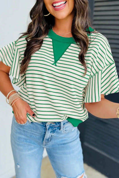 Ruffle Elegance Top | Stöd bröstcancer