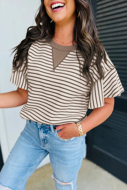 Ruffle Elegance Top | Stöd bröstcancer