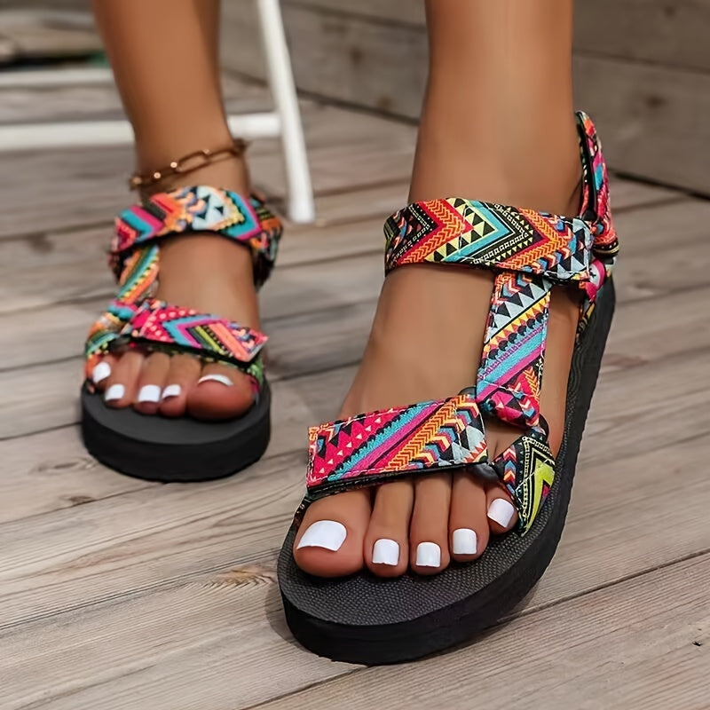 Marivyn™ - Boho-mönstrade sandaler