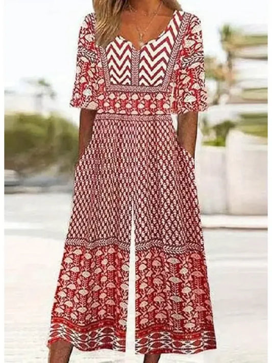 Charmessa™ - Blommig jumpsuit