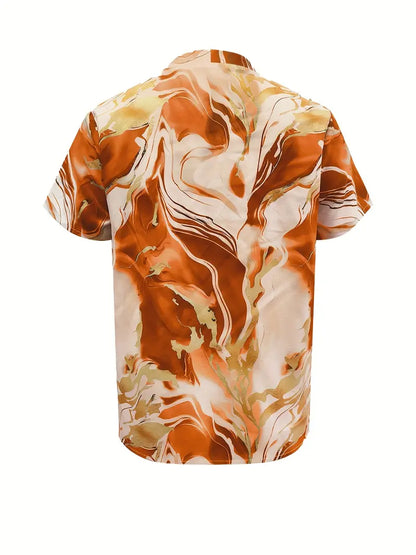 Maroula™ - Topp med marmorprint