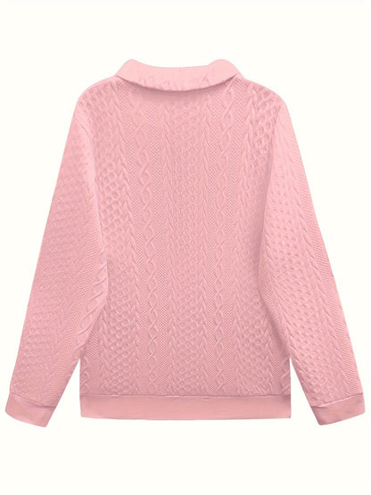 Sofie™ - Elegant Sweatshirt med Halzip