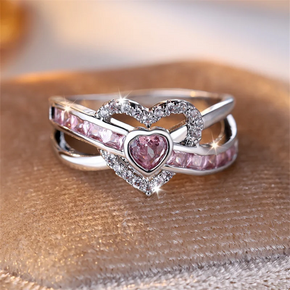 Pink Love Ring | Stöd bröstcancer